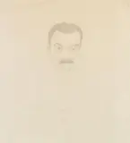 Carl Otto Czeschka, Portrait of Kolo Moser, 1940, pencil on paper; unframed