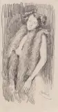Josef Engelhart, Lady with fur stole