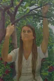 Aladár Kacziány, The apple picker, 1937, oil on canvas; framed