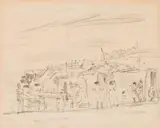Jules Pascin, Village scene