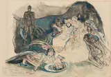Leo Putz, Salome, 1930, pastel on paper; framed