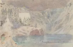 Ernst Stöhr, Mixed lot: Four landscapes, watercolour resp. pastel on paper resp. cardboard; framed