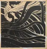 Ernst Stöhr, Illustration design for Ver Sacrum Poem: R. M. Rilke