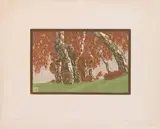 Carl Thiemann, Birken im Herbst