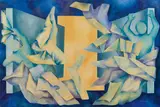 Hubert Aratym, Untitled, 1988, oil on canvas; framed