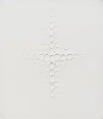 Hans Bischoffshausen, Cet signe du ciel, 1964, oil on panel; unframed