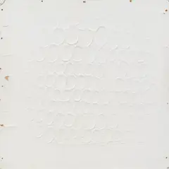 Hans Bischoffshausen, Un de mes ascétismes, 1962, oil on hardboard; unframed