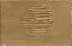 Hans Bischoffshausen, Untitled, 1962, oil on panel
