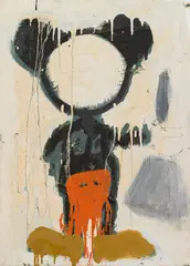 Nina Maron, Untitled (from the Mickey's Mouse series), 1996, oil on canvas; unframed