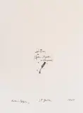 Antoni Tàpies, Portfolio: St. Gallen (10 sheets with a flyleaf), 1965, 10 lithografies with titled flyleaf in portfolio; unframed