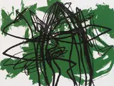 Otto Zitko, Untitled, 1995, screen print on laid paper (printed on both sides); unframed