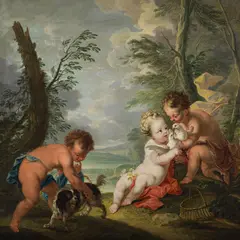 Jacob de Wit, Allegory of Love and Fidelity, c. 1715, oil on canvas