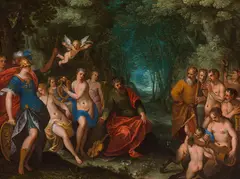 Hans Rottenhammer, The judgement of Midas, c. 1600, oil on copper