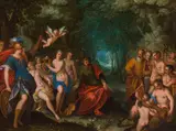 Hans Rottenhammer, The judgement of Midas, c. 1600, oil on copper