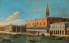 Vincenzo Chilone, View of the Doge's Palace in Venice, c. 1780, oil on canvas