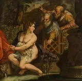Annibale Carracci, Susanna and the two elders, oil on canvas