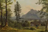 Friedrich Gauermann, View towards the Untersberg and Watzmann