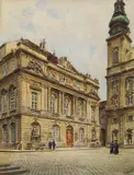 Ernst Graner, Vienna, Old University with Jesuit Church