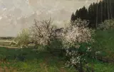 Adolf Gustav Ditscheiner, Frühling, 1896, oil on canvas