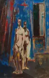 Joseph Floch, Two Nudes in a Room, 1958, oil on canvas