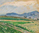 Broncia Koller-Pinell, Himmel und Erde, c. 1919, oil on cardboard