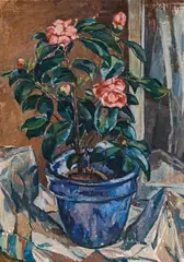 Broncia Koller-Pinell, Camelie, c. 1920, oil on canvas