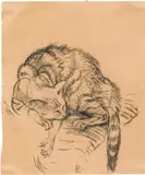 Ludwig Heinrich Jungnickel, Sleeping cat
