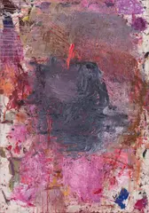 Martha Jungwirth, Untitled, 1998, oil on canvas; framed