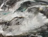 Herbert Brandl, Untitled, 2013, oil on canvas; unframed