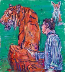 Guido Katol, Komparse, 2018/2019, oil on canvas; unframed