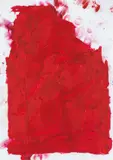 Hermann Nitsch, Untitled, 2021, mixed media on paper; framed