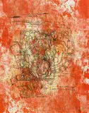 Hermann Nitsch, Untitled, print; framed