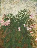 Christoph Donin, Untitled, oil on pressboard; framed