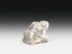 Shepherdess by Oskar Bottoli, 1980, Grisignano stone, sold Jun 2022