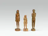 Oskar Bottoli, 3 wooden skulptures (mixed lot)