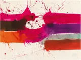 Markus Prachensky, Untitled, 1984, India ink on laid paper; framed
