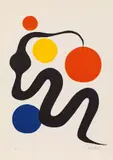 Untitled by Alexander Calder, 1975, colour lithograph; framed, sold Jun 2022
