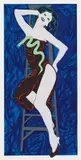 Kiki Kogelnik, Erata, 1981, colour screen print; framed