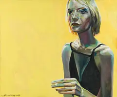 Franz Motschnig, Portrait, 2003, oil on canvas; unframed