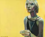Franz Motschnig, Portrait, 2003, oil on canvas; unframed