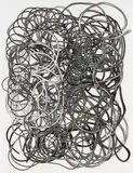 Hans Kupelwieser, Wired 7, 2007, collage, photogram on paper; framed