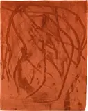 Michael Kienzer, Untitled ("Teppichzeichnung"), 2000, carpet on stretcher; unframed