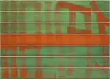 Claudia Hirtl, Untitled, "E 315 (within, without), 1992, tempera on canvas; unframed