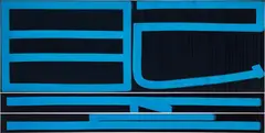 Claudia Hirtl, Untitled, "E 281 (ICH/SELBST-innen/außen), 1994, tempera on canvas; unframed