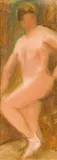 Alfons Walde, Nude, c. 1925, pastel on paper