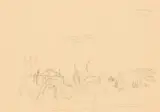 Wilhelm Thöny, Sanary-sur-mer, 1933-36, pencil on paper; unframed