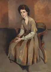 Joseph Floch, Collette, 1943, oil on canvas