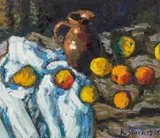 Karl Stark, Still life with apples