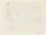 Pablo Picasso, Minotaure caressant une Femme", from "La Suite Vollard, 1933, etching on Vergé de Montval paper with watermark "Picasso"; unframed