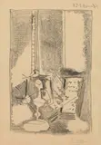 Nature morte au Livre by Pablo Picasso, 1953, zincography on paper, sold Apr 2022